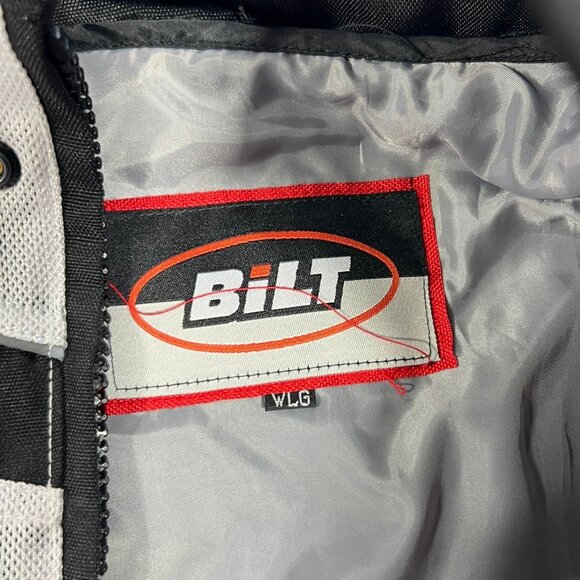 BILT Techno 2 Motorcycle Jacket – White/Black, Armored - Picture 7 of 7
